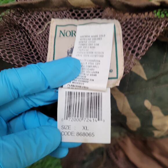 North West Territory Woodland Camo Hunting Fishing Vest Mens XL Game Bag - Picture 8 of 8